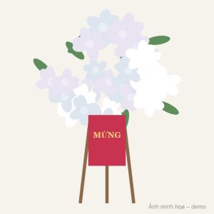 Kệ hoa chia buồn Thành Kính (ảnh minh họa)